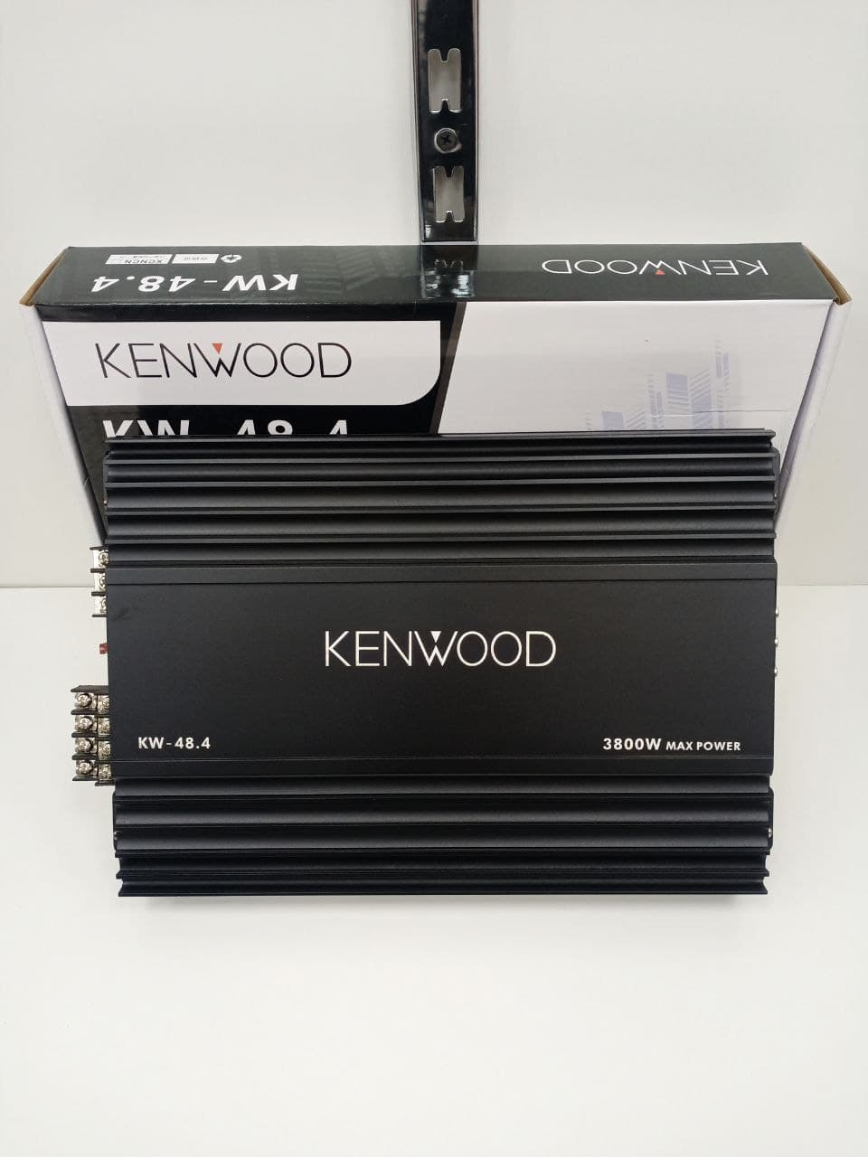 Автомобильный усилитель звука Kenwood KW-48.4, 3800Вт, 4-х канальный