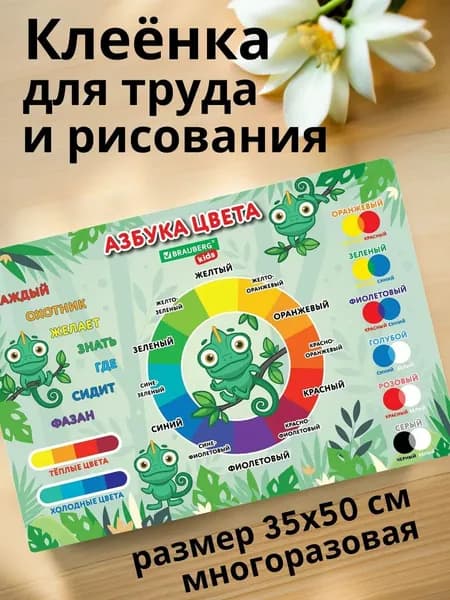 Клеенка для рисования в школу настольное покрытие