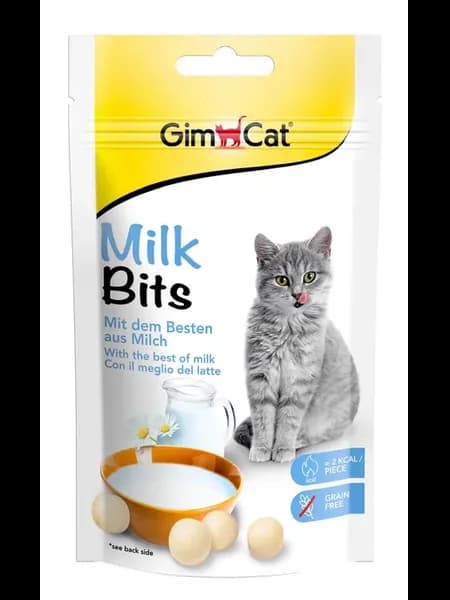 GimCat Milk Bits Лакомство Молочные шарики для кошек, 40г