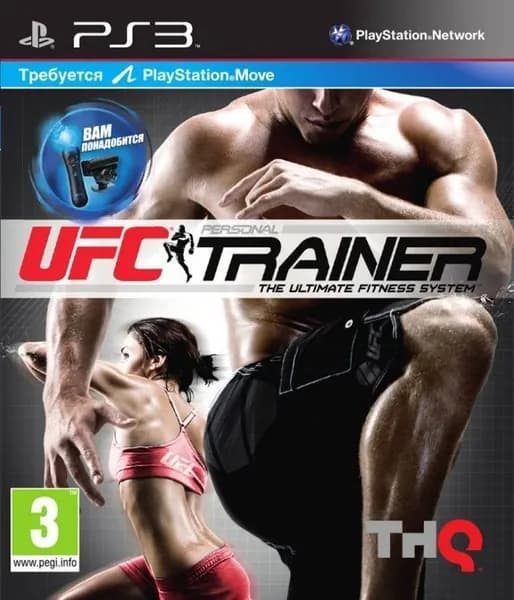 Игра UFC Personal Trainer The Ultimate Fitness System для PS Move + Ремешок на ногу PS3 Диск на PS 3
