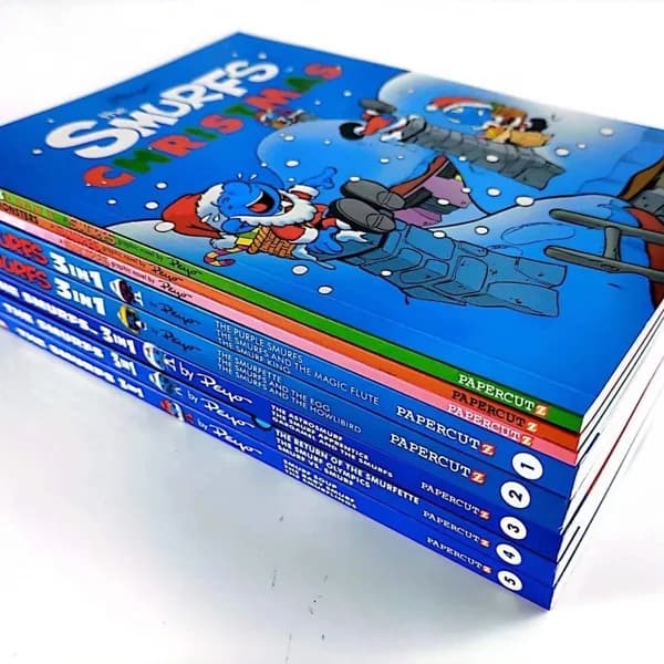 8 Английских детских цветных комиксов "Смурфики" 1-15 The Smurfs