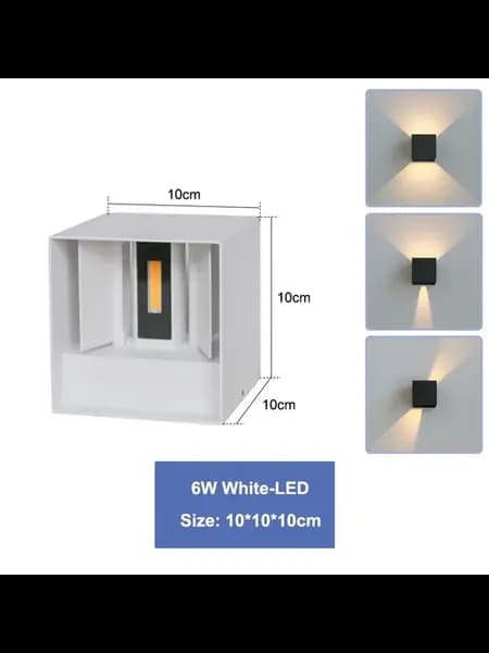 LED Настенный Светильник lampinbox 6 12Вт Белый, Cool White(