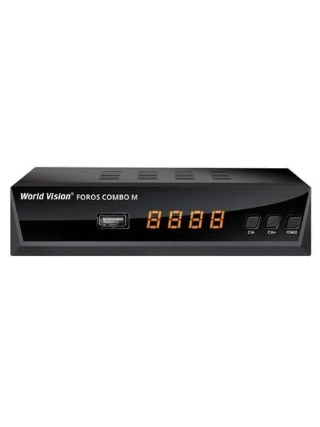 Спутниковый ресивер World Vision Foros Combo M S2/T2/C - комбинированный