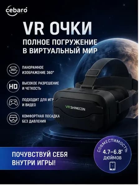 Очки виртуальной реальности, VR очки для смартфона