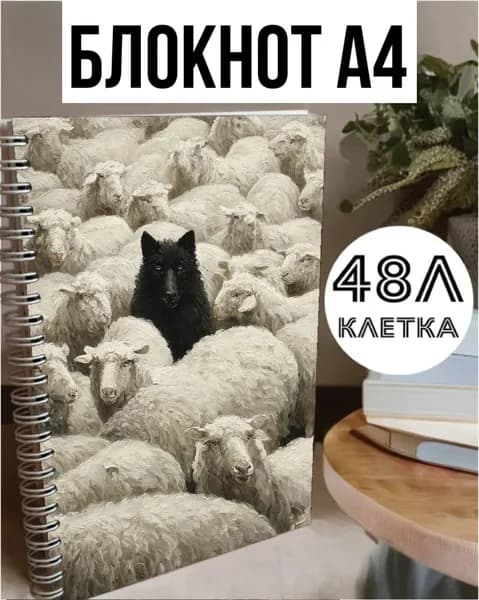 Блокнот A4, листов: 48