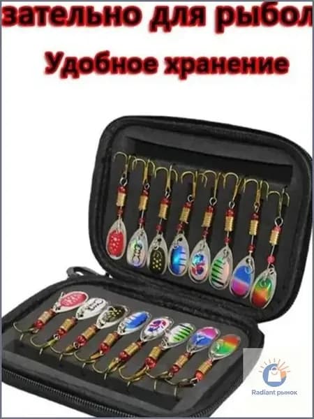 Премиуморганайзер рыболовный, кейс мягкий для приманок и блесен