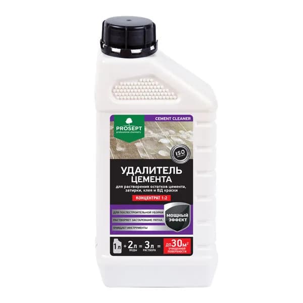 Удалитель цемента PROSEPT CEMENT CLEANER/ Цемент Клинэ, концентрат 1:2 / 1 л
