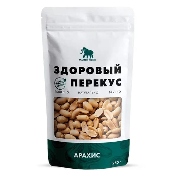 Арахис жареный соленый Мамонтофф, 200 гр.