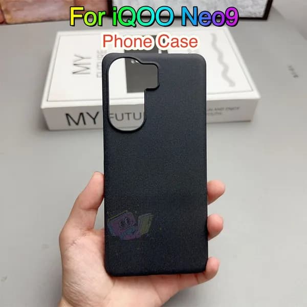 ВеликийЧехол для iQOO Neo9 , оригинальный дизайн, полупрозрачный, дышащий, противоударный чехол