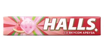 Леденцы Halls Арбуз,1уп 25г