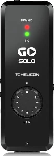 TC Helicon GO SOLO Интерфейс высокого разрешения