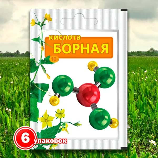 Борная кислота (10 г x 6 штук)