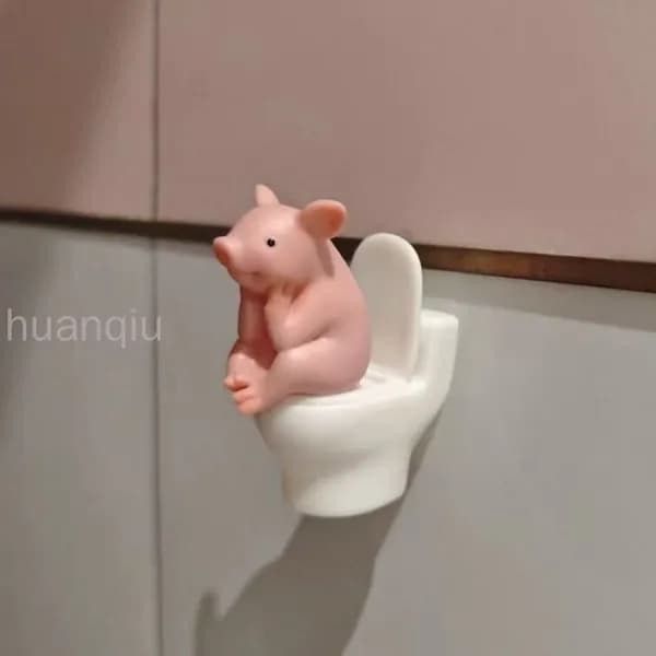 Крючок декоративный для украшений светло-розовый 1 шт.