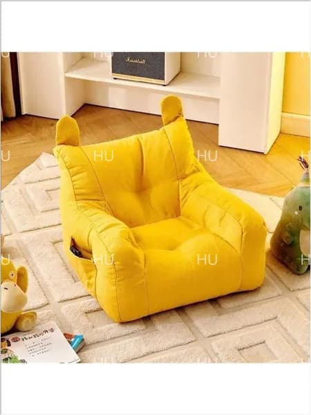 Прямой диван, механизм На пол,,желтый