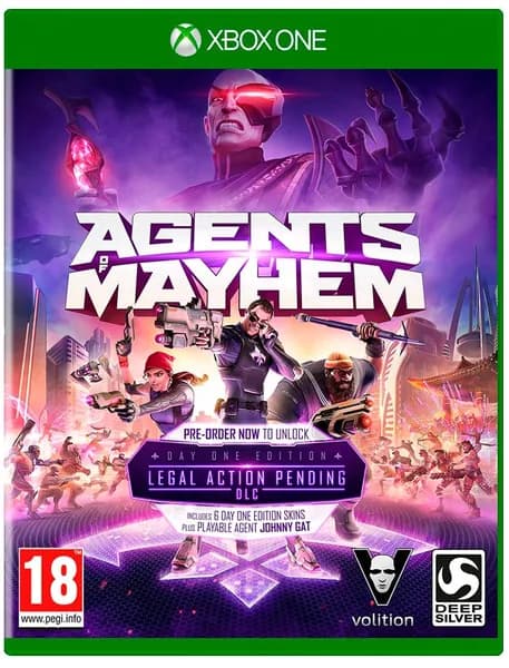 Игра Xbox one / Series X Agents of Mayhem ИЗДАНИЕ ПЕРВОГО ДНЯ (Диск) (Xbox One, Xbox Series, Русские субтитры)