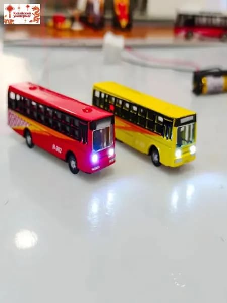 1 шт. Металлический городской автобус N Scale 1/150 для моделей, аксессуары для железнодорожных макетов и ландшафтов