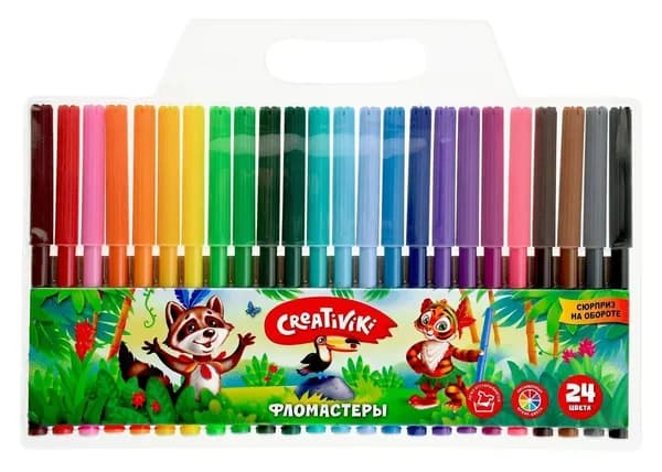 Creativiki Набор фломастеров, 24 шт.