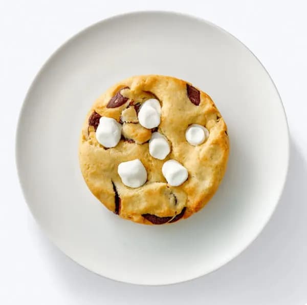 Печенье ванильное с темным шоколадом и маршмеллоу, 80 г, Mellow Cookies