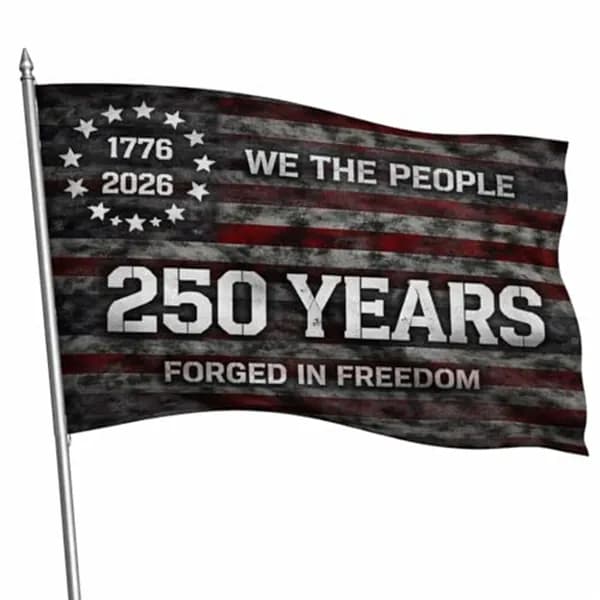 Флаг США к 250-летию независимости, полиэстер, 150 90 см