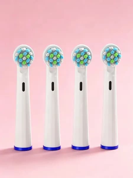 4 шт.Сменные насадки для электрических зубных щеток Oral-B, кроме моделей iO, Sonic и Pulsonic