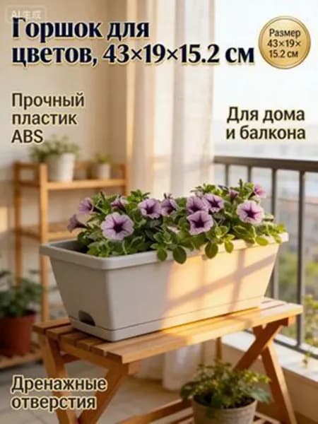 Подставка для цветов 15.2 см х 19 см х 43 см