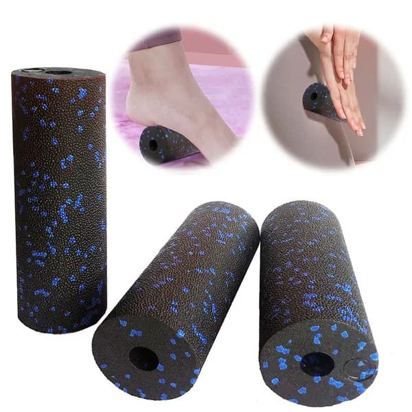 Мини-йога-валик из EPP, 15 5,3 см, черно-синий