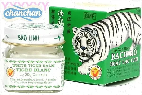 Бальзам "Белый Тигр" (White tiger balm) при суставных ,мышечных, головных болях, укусах насекомых 20 г