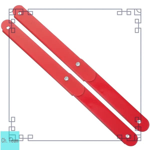 Комплект из двух популярных шарниров красного цвета 22.00X2.80X1.00 см для мансардной складной лестницы