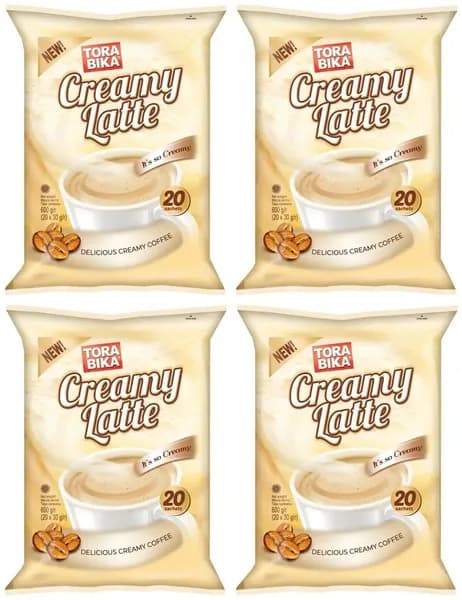 Torabika Кофейный напиток Creamy Latte, 20шт х 30г, 600 г, 4 уп