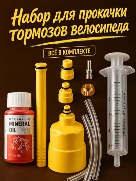 Набор для прокачки тормозов велосипеда