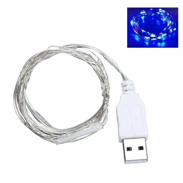 (1 штука) аксессуары для эпоксидных форм diy usb light string длиной 3 метра с 30 лампочками-синий