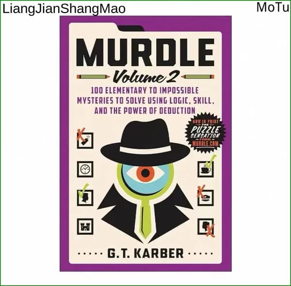 Murdle Book,Том 1: 100 загадок от элементарных до неразрешимых, которые нужно разгадать, используя логику, навыки и силу дедукции.(Английская версия книга)/murdle книга