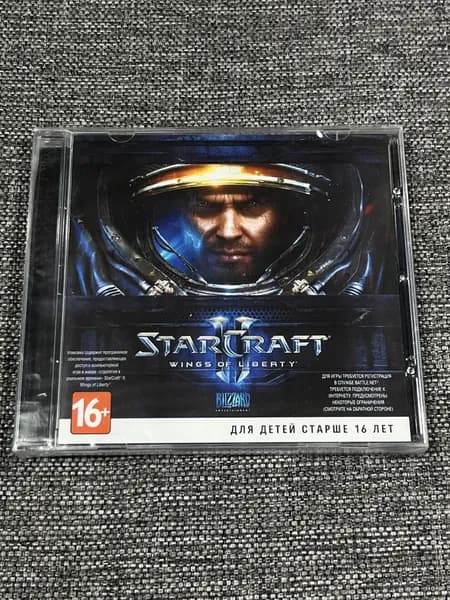 StarCraft 2: Wings of Liberty / Лицензия, запечатанный диск с игрой для ПК