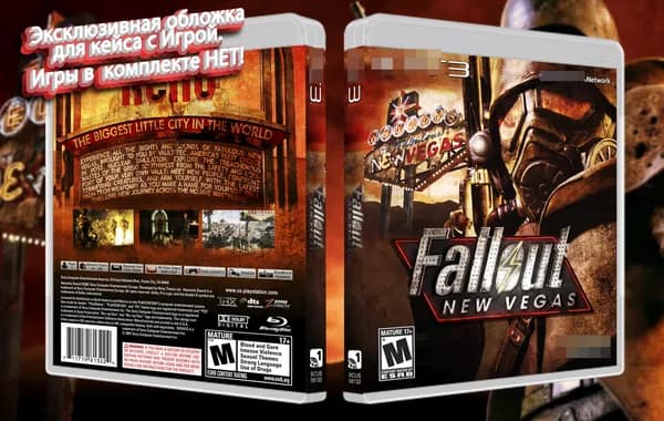 Fallout: New Vegas / Эксклюзивная Обложка для Кейса PS3