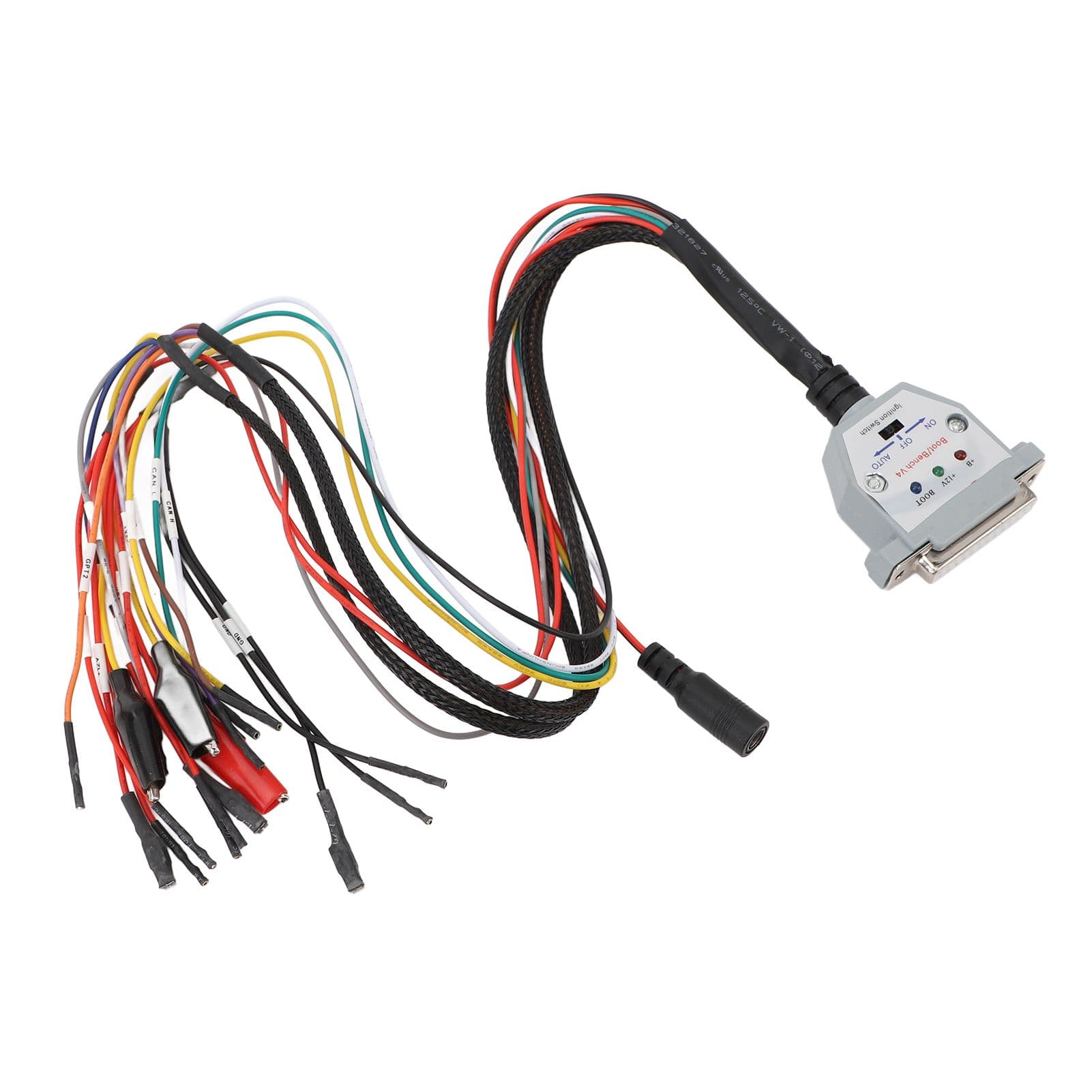 DB25 ECU Boot Bench Cable, Долговечный материал, стабильное соединение для работы с ECU SM2 PRO и J2534 VCI