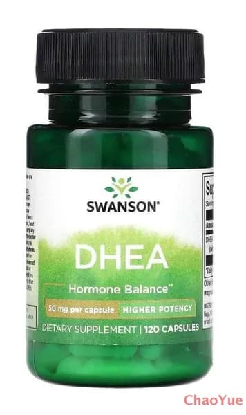 Swanson ДГЭА, DHEA, Hormone Balance, повышенная эффективность, 50 мг, 120 капсул ,ChaoYue