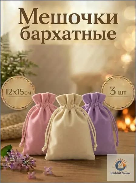 Мешочек бархатный для хранения карт Таро