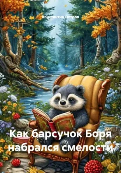 Как барсучок Боря набрался смелости | Петров Константин | Электронная книга