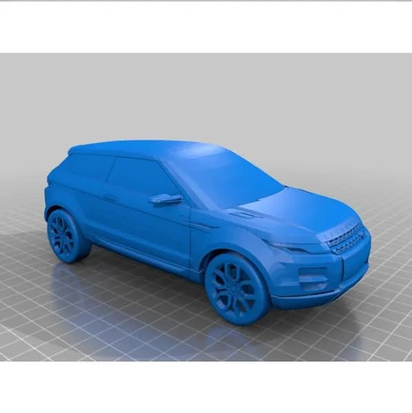 Land Rover Range Rover Evoque. Масштабная модель 1:72.