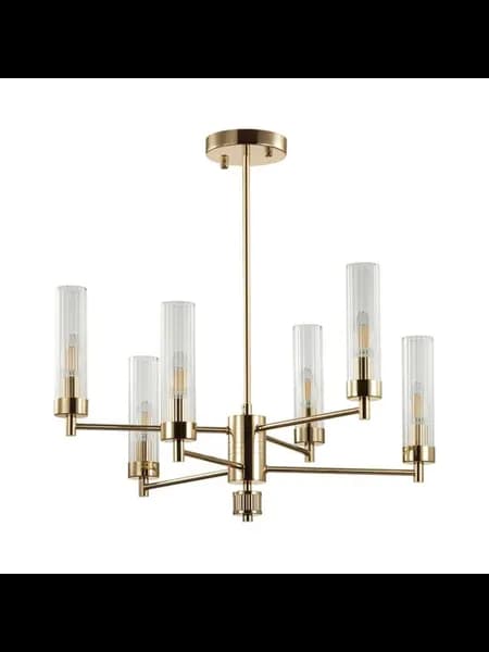 Люстра на штанге KAMILLA 5274 6C E14 6*40W золотой