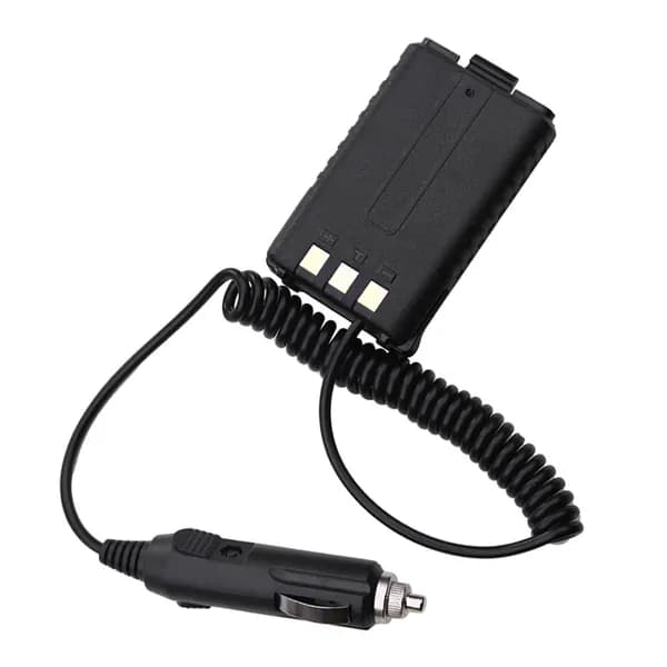 Автомобильное зарядное устройство для рации Baofeng UV-5R, UV-5RA, UV-5RE, 12 В, длина кабеля 1,48 м