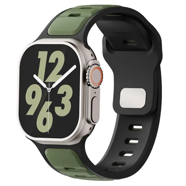 Ремешок для Apple Watch, c диагональю 42 мм(S1 S2 S3), 44 мм, 45 мм, 46 мм, 49 мм,Силиконовый браслет