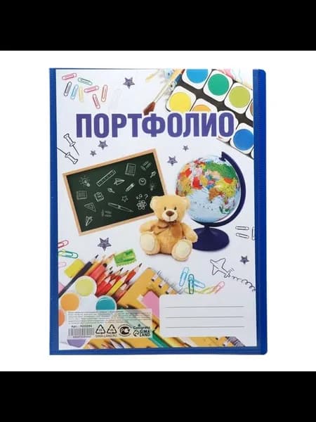Папка-портфолио пластиковая А4