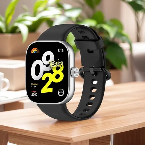 Силиконовый ремешок для Redmi Watch 4 и Xiaomi Band 8 Pro, чёрный