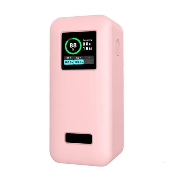 Чехол силиконовый для аккумулятора M6Z5 200W 20000mAh, Розовый