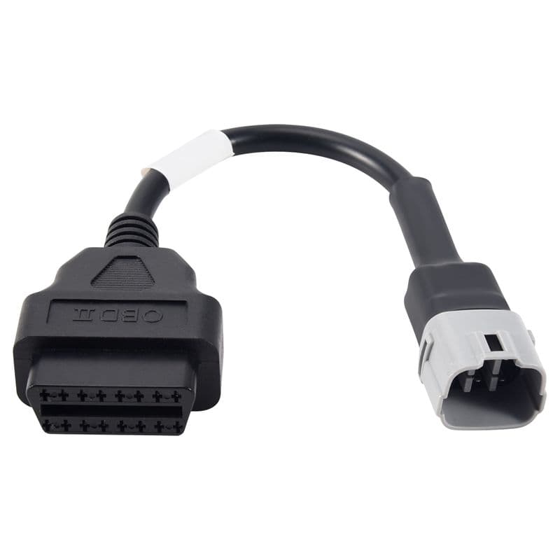 Адаптер OBD для мотоциклов Suzuki: кабель 6-контактный / переходник 6pin на OBD2 16-pin, ABS, компактный