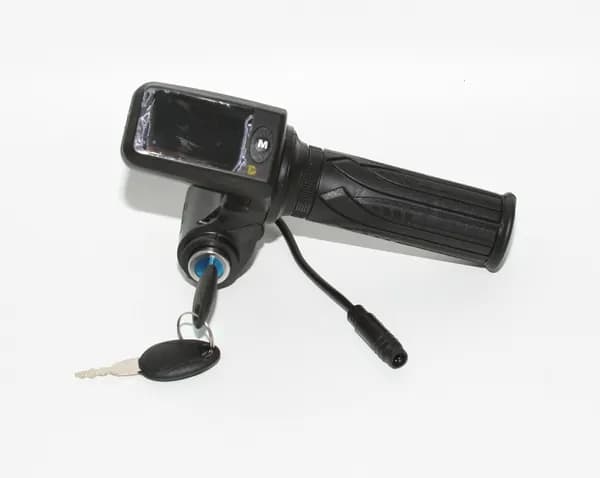 Ручка газа с дисплеем и замком зажигания Kugoo C1 Plus