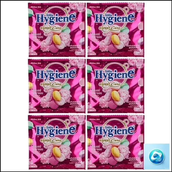 Hygiene Парфюмированный кондиционер для мягкости белья Летний макарун, набор 6 шт по 20 мл