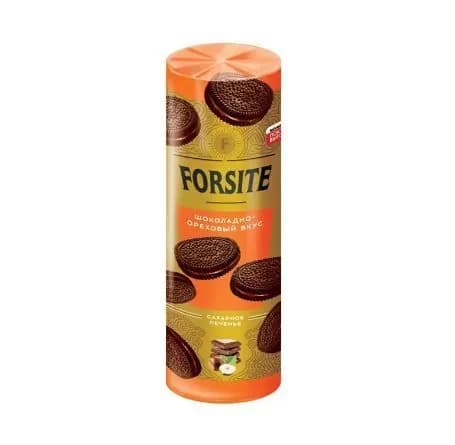 Forsite Печенье-сэндвич с шоколадно-ореховым вкусом, 220 г //