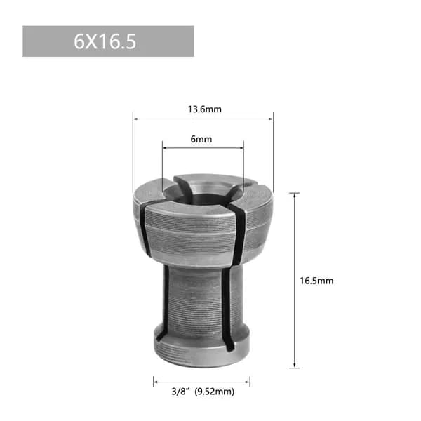 Цанговый 6x16.5мм